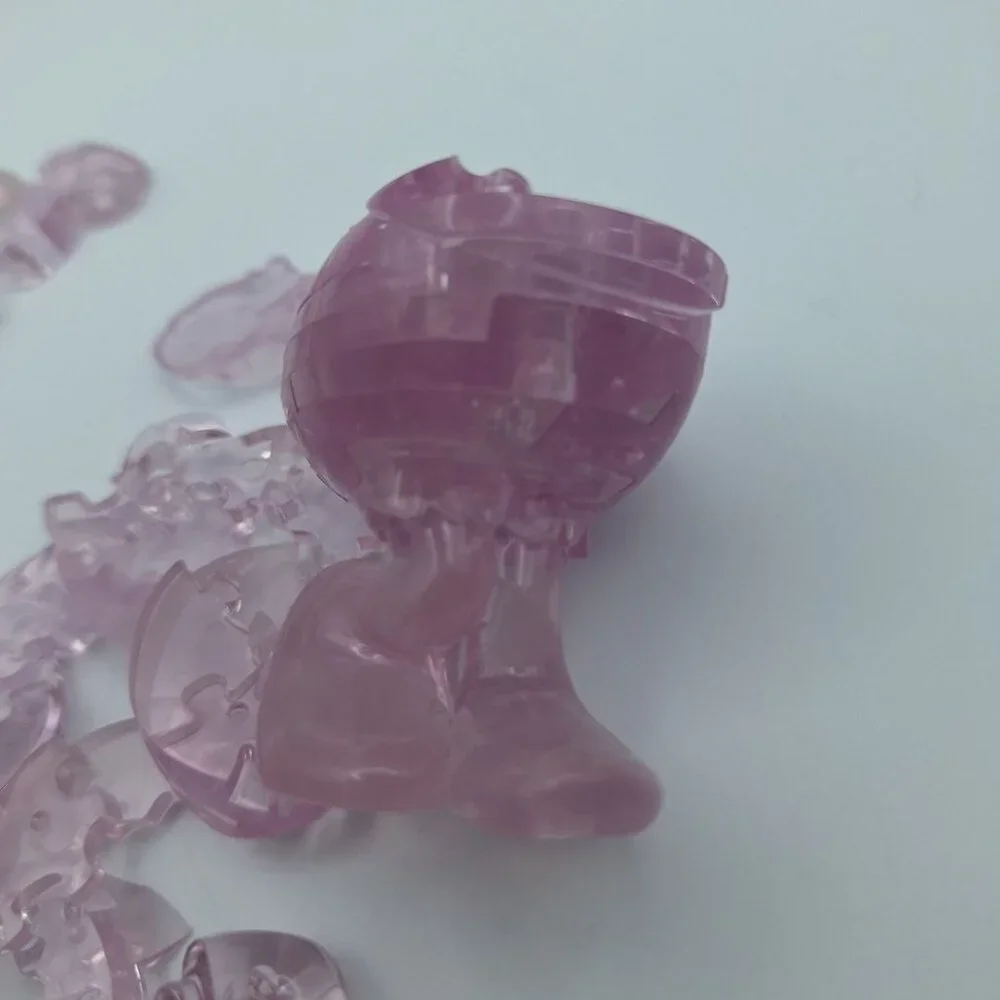Disney Daisy Duck Crystal‎ Puzzle 3D Stacking Pink Replacement Pieces Incomplete